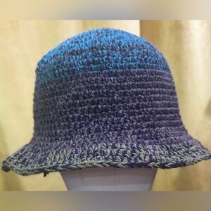 Shades of blue bucket hat